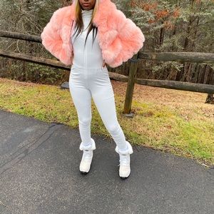 White longsleeve jumpsuit